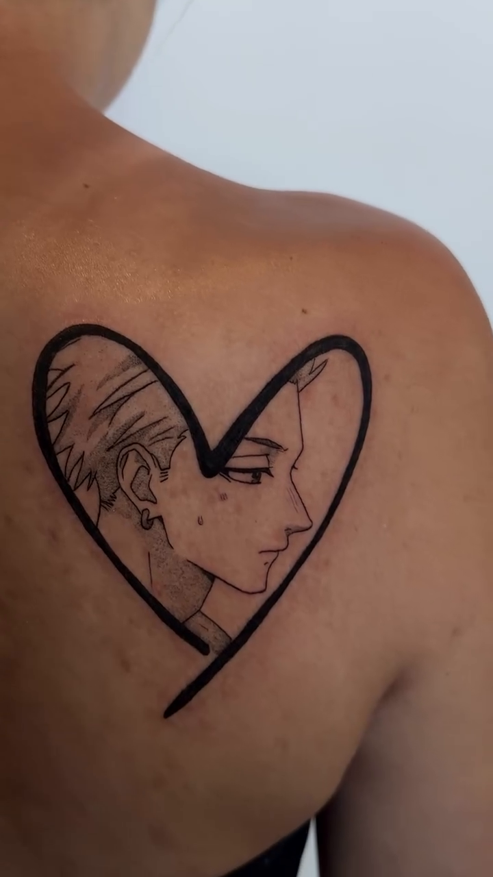 Tattoo by @rachelbelltattoo — illustrative, anime