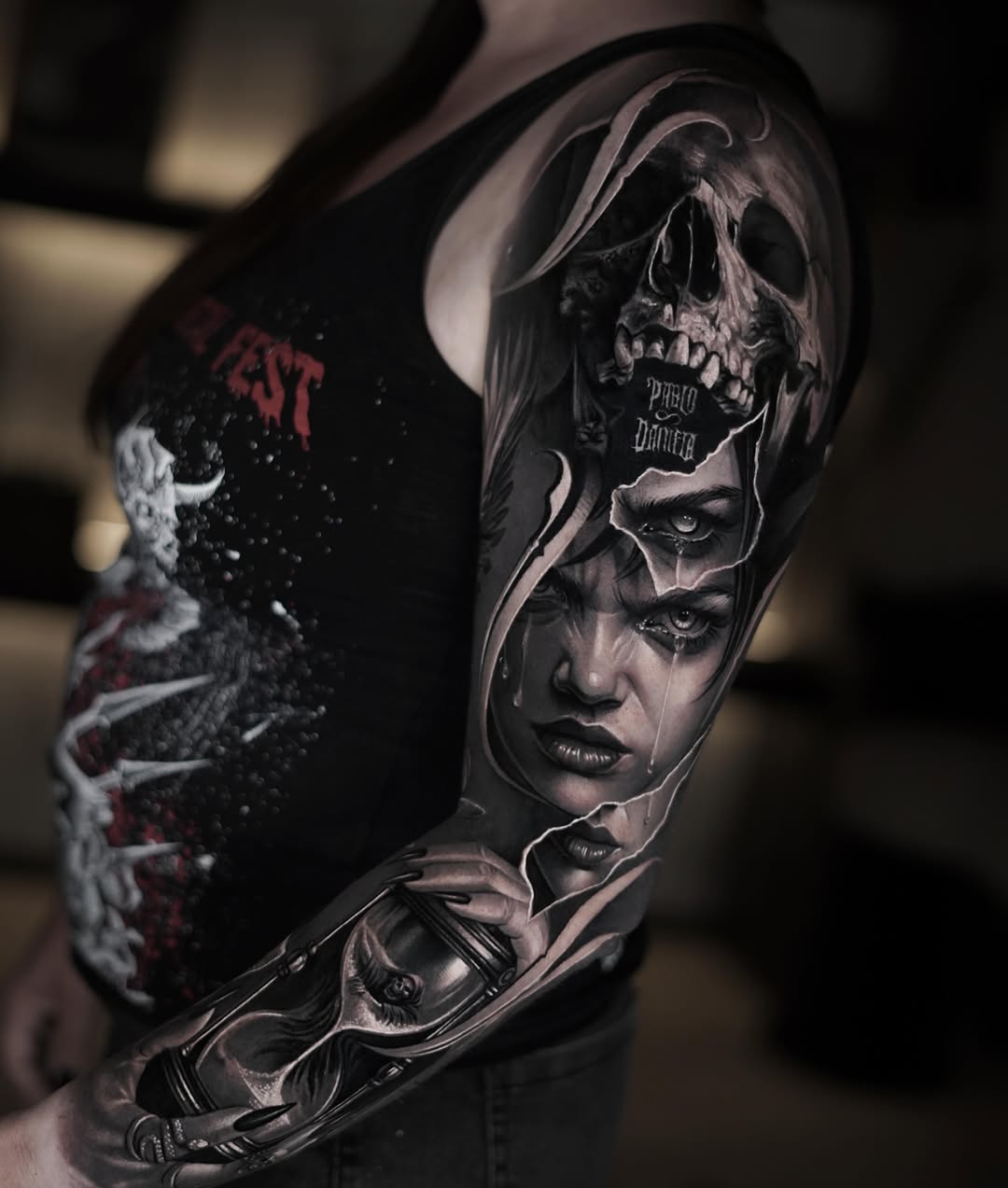 Tattoo by @saranieto_ โ realism, dark_realism