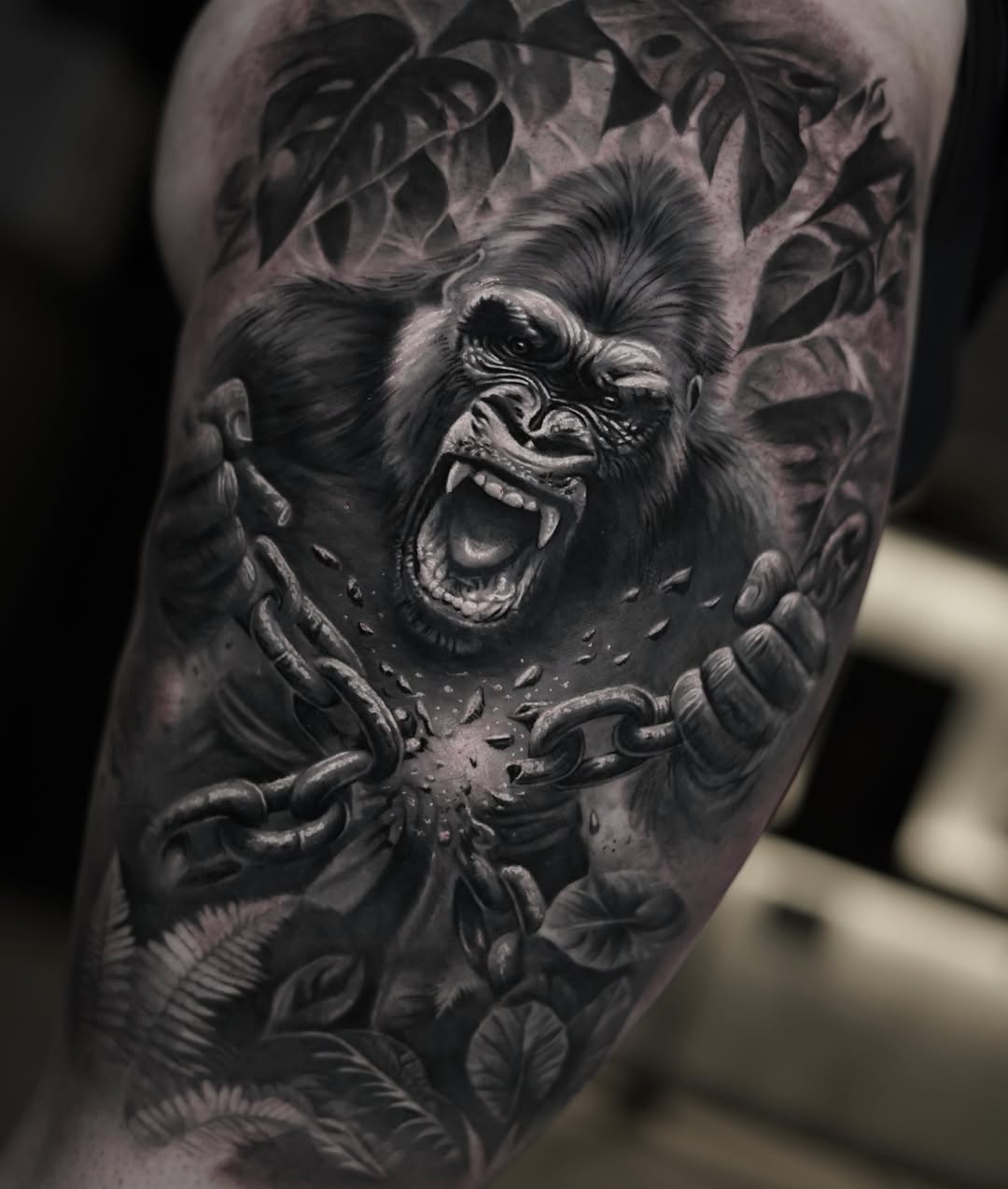 Tattoo by @saranieto_ โ realism, black_and_grey