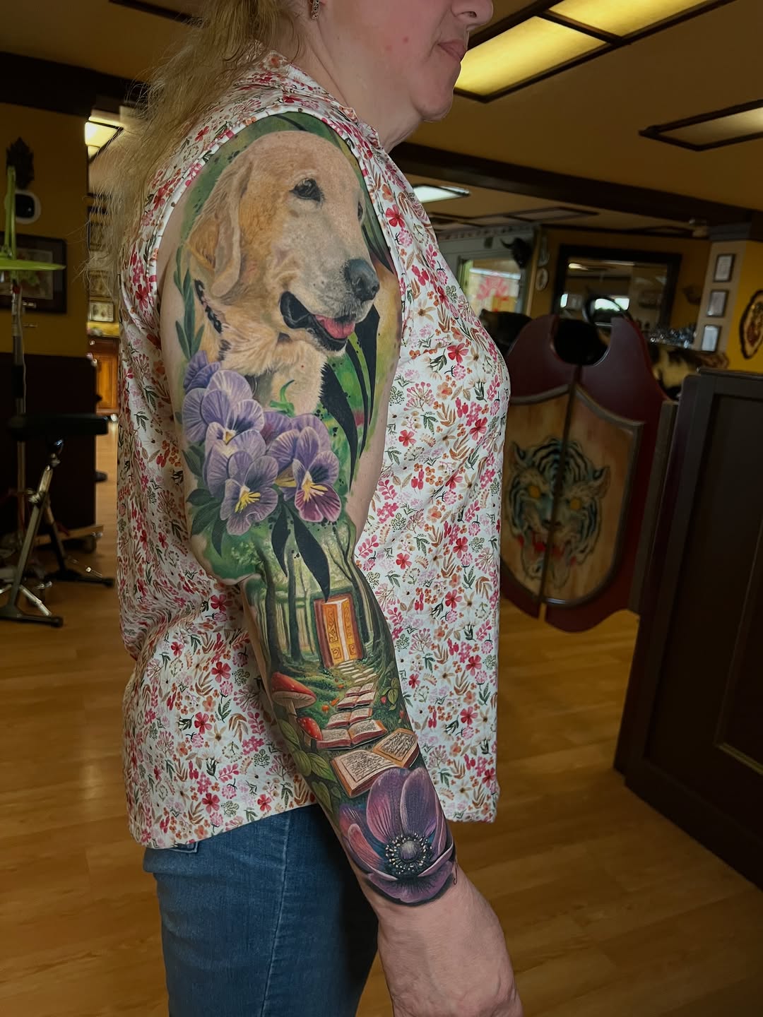 Tattoo by @aaronmckinneytattoo — realism, black_and_grey