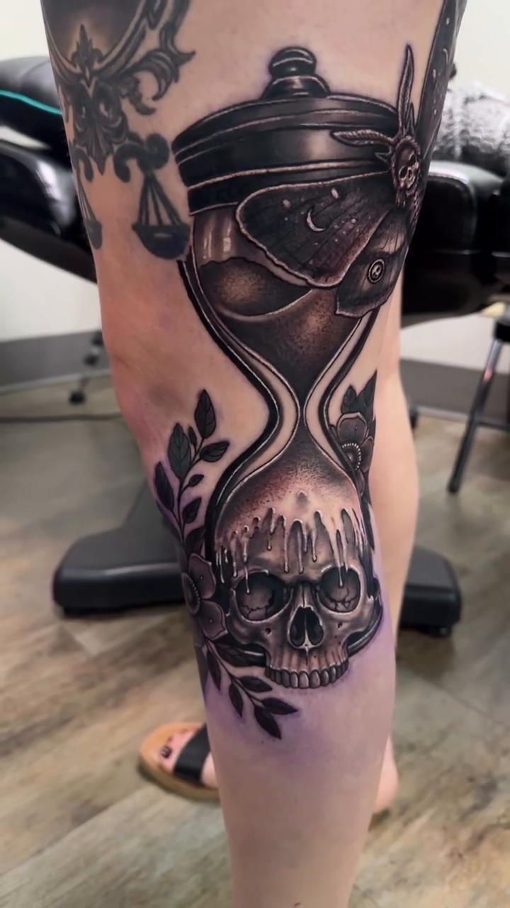 Tattoo by @pyramidofink — dark_realism, black_and_grey