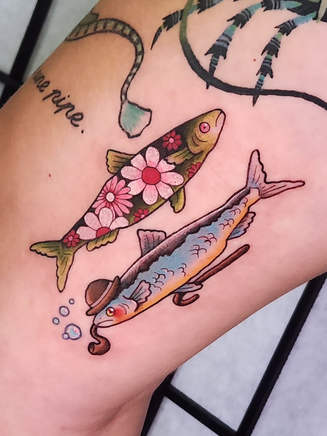 Tattoo by @duh.tattoos β american_traditional, illustrative