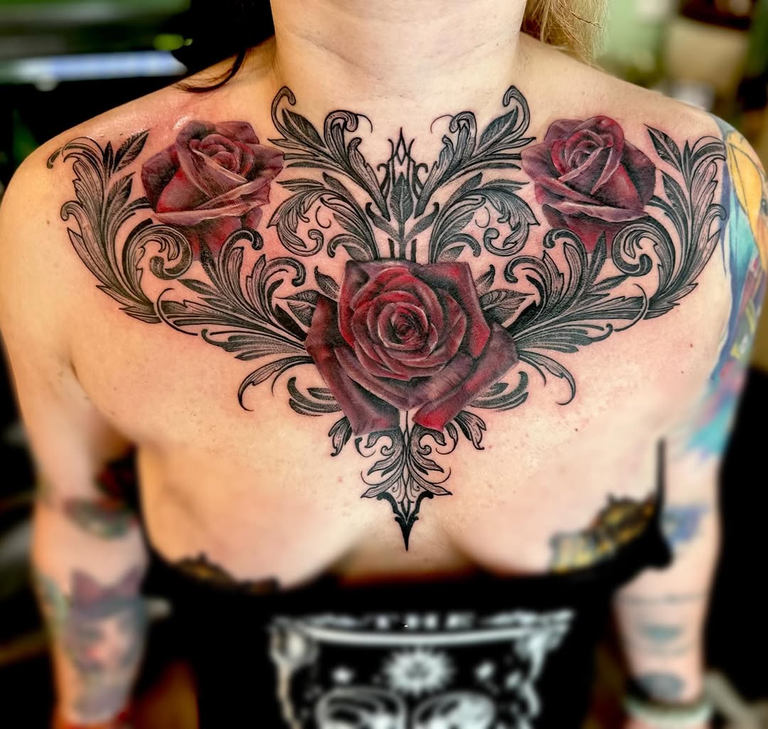 Tattoo by @shleeuhzahshade — realism, ornamental