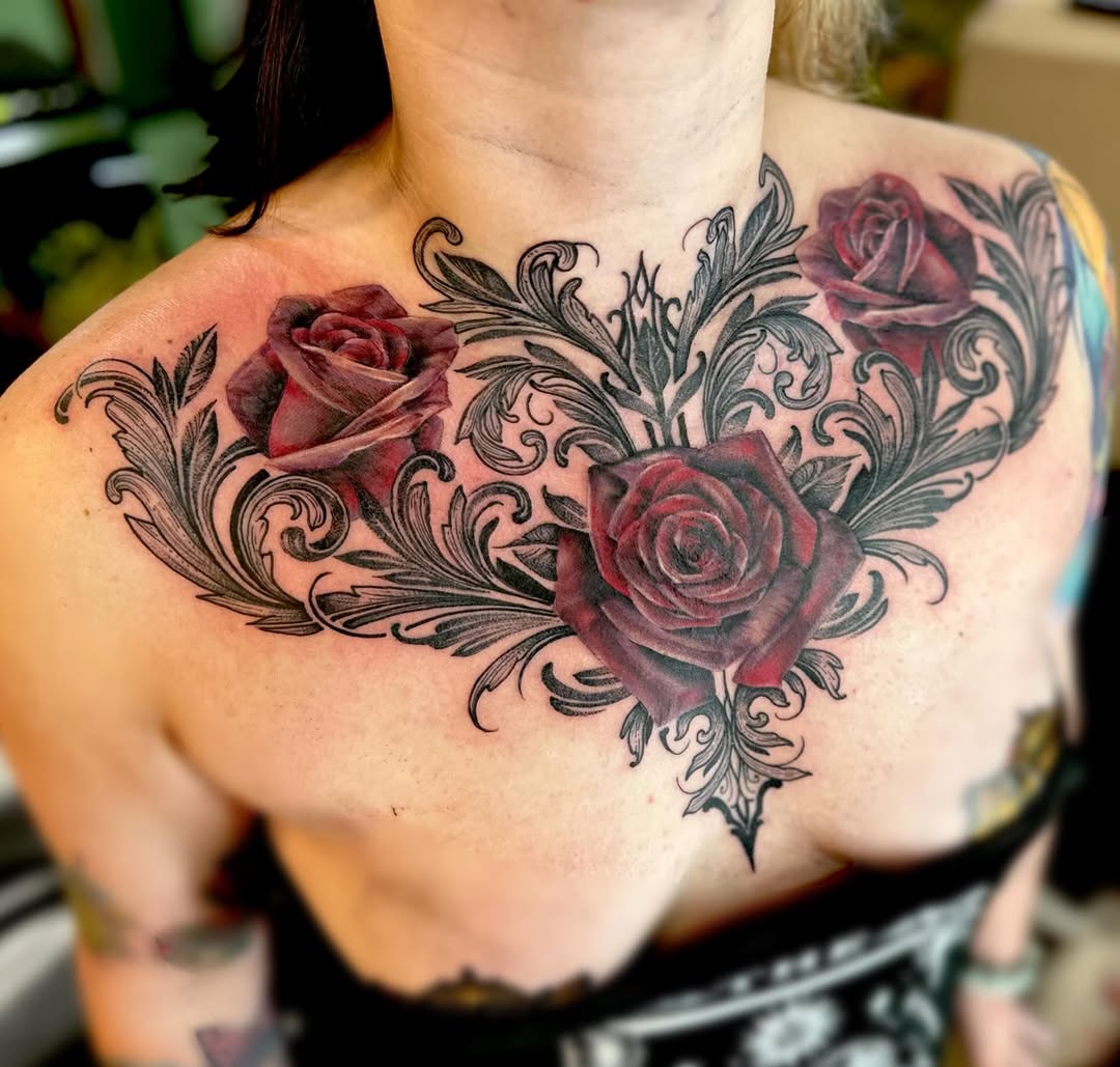 Tattoo by @shleeuhzahshade — realism, ornamental
