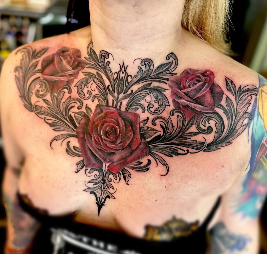 Tattoo by @shleeuhzahshade — realism, ornamental