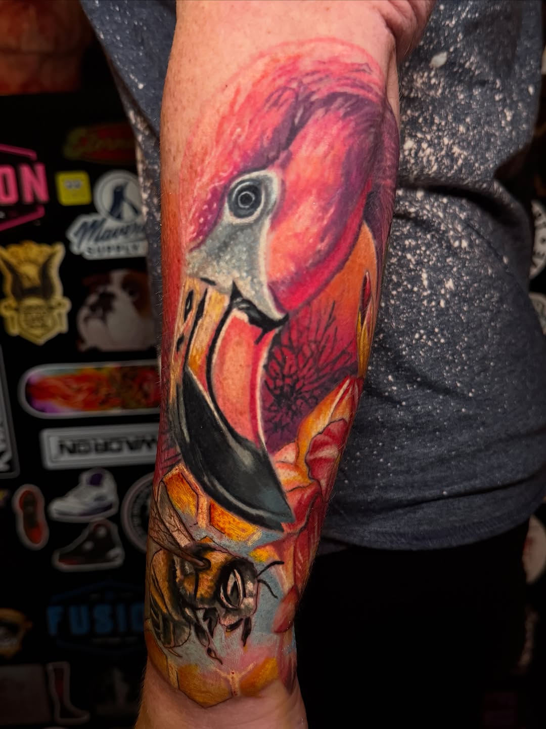 Tattoo by @scottyptattoos — realism, color