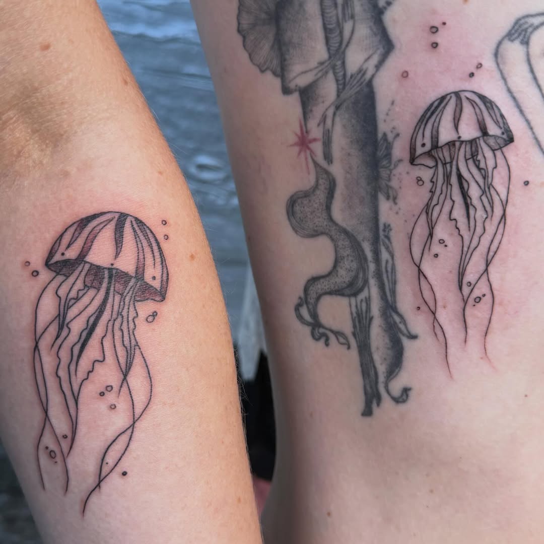 Tattoo by @apogee_tattoo — fine_line, black_and_grey