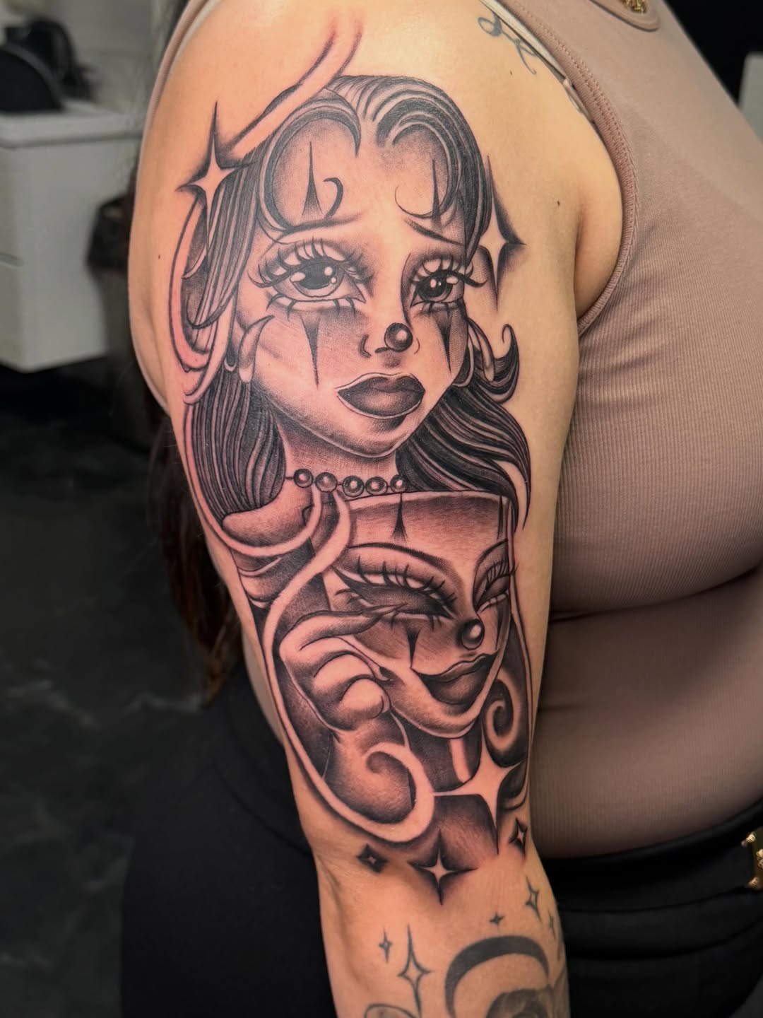 Tattoo by @kimtattoos_wslv — chicano