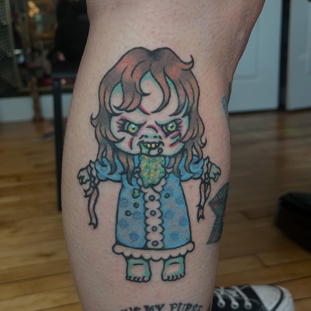Tattoo by @maddwell.tattoos — illustrative, new_school
