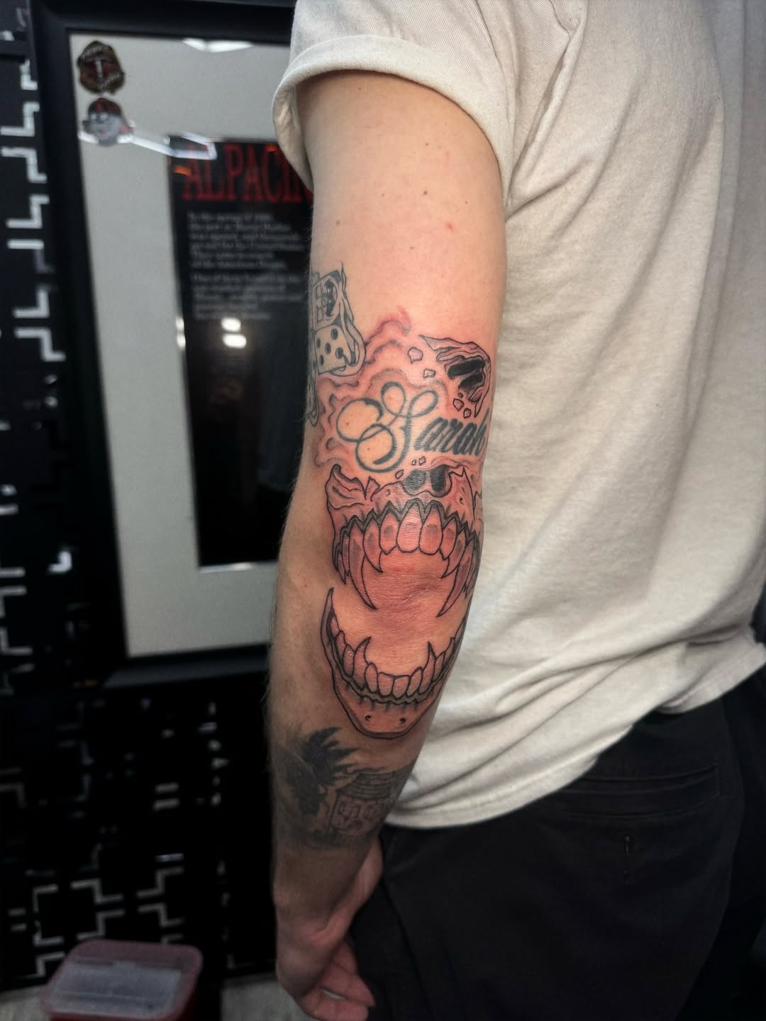Tattoo by @ecxduzit — illustrative, black_and_grey
