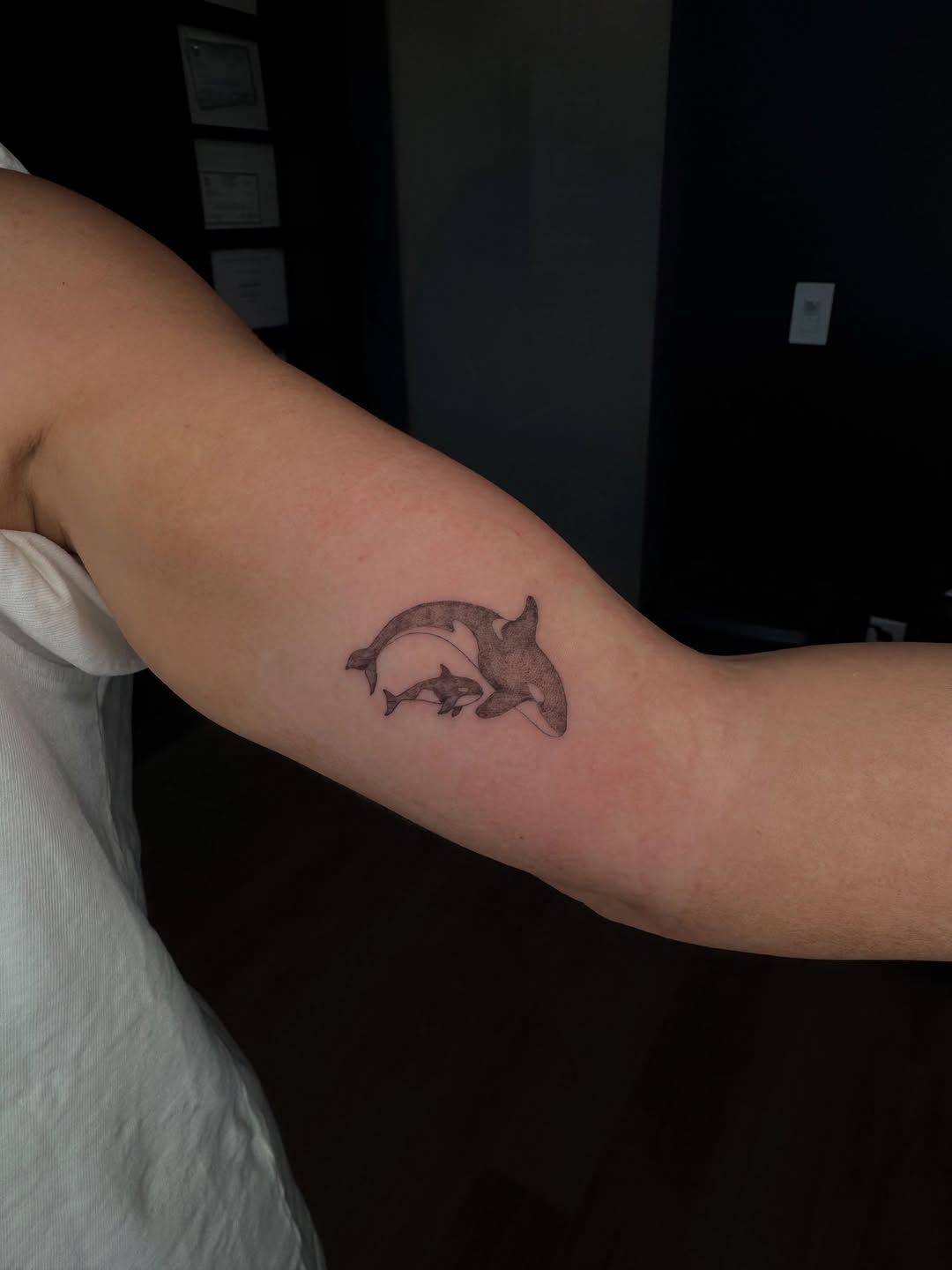 Tattoo by @coutureinkk — illustrative, black_and_grey