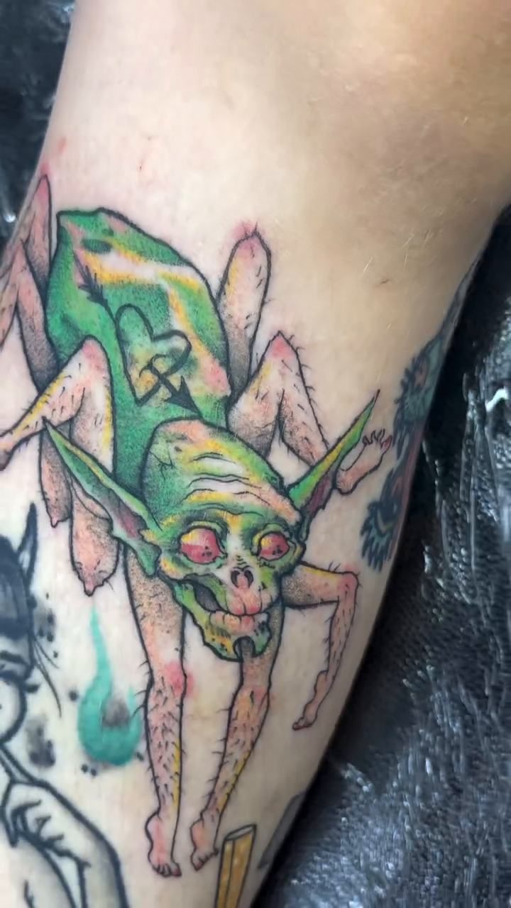 Tattoo by @keybone.tattoo — illustrative, new_school