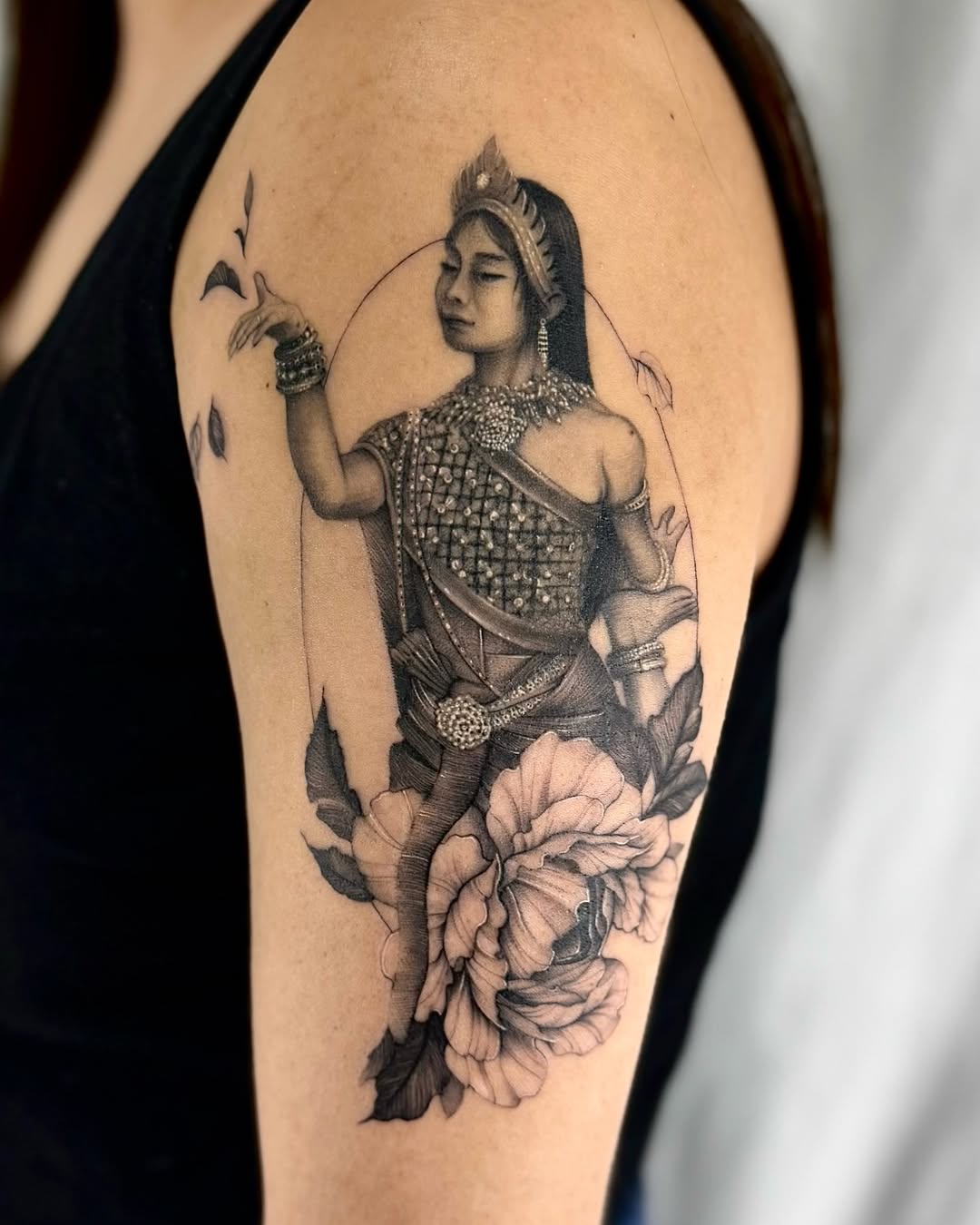 Tattoo by @tiny_tim.tatts โ realism, black_and_grey