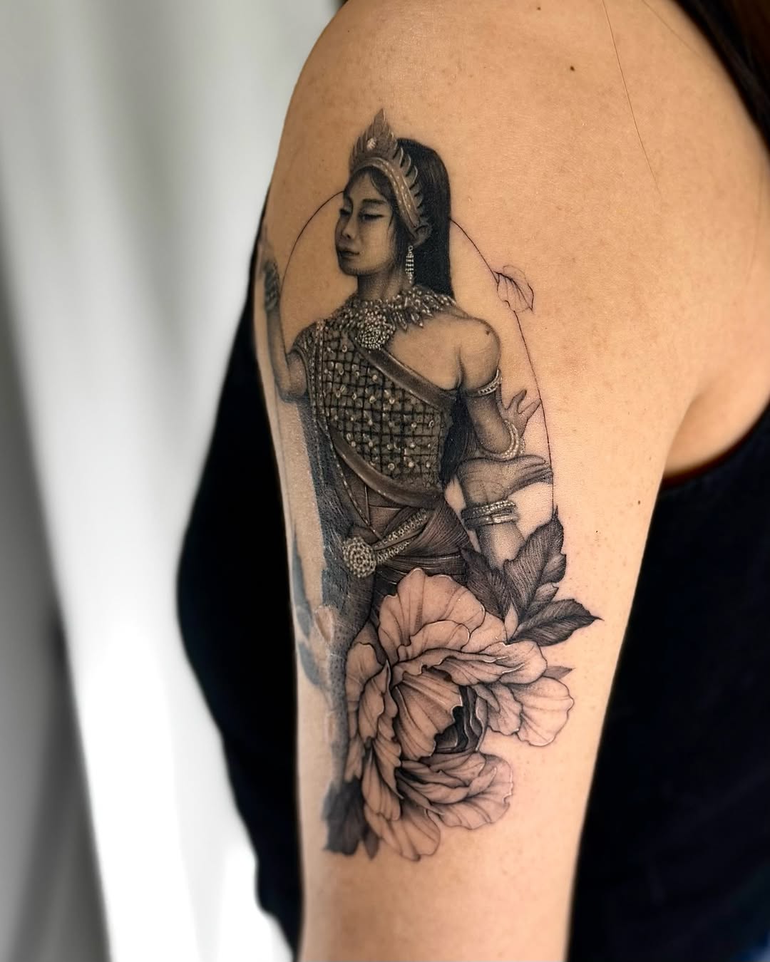 Tattoo by @tiny_tim.tatts โ realism, black_and_grey