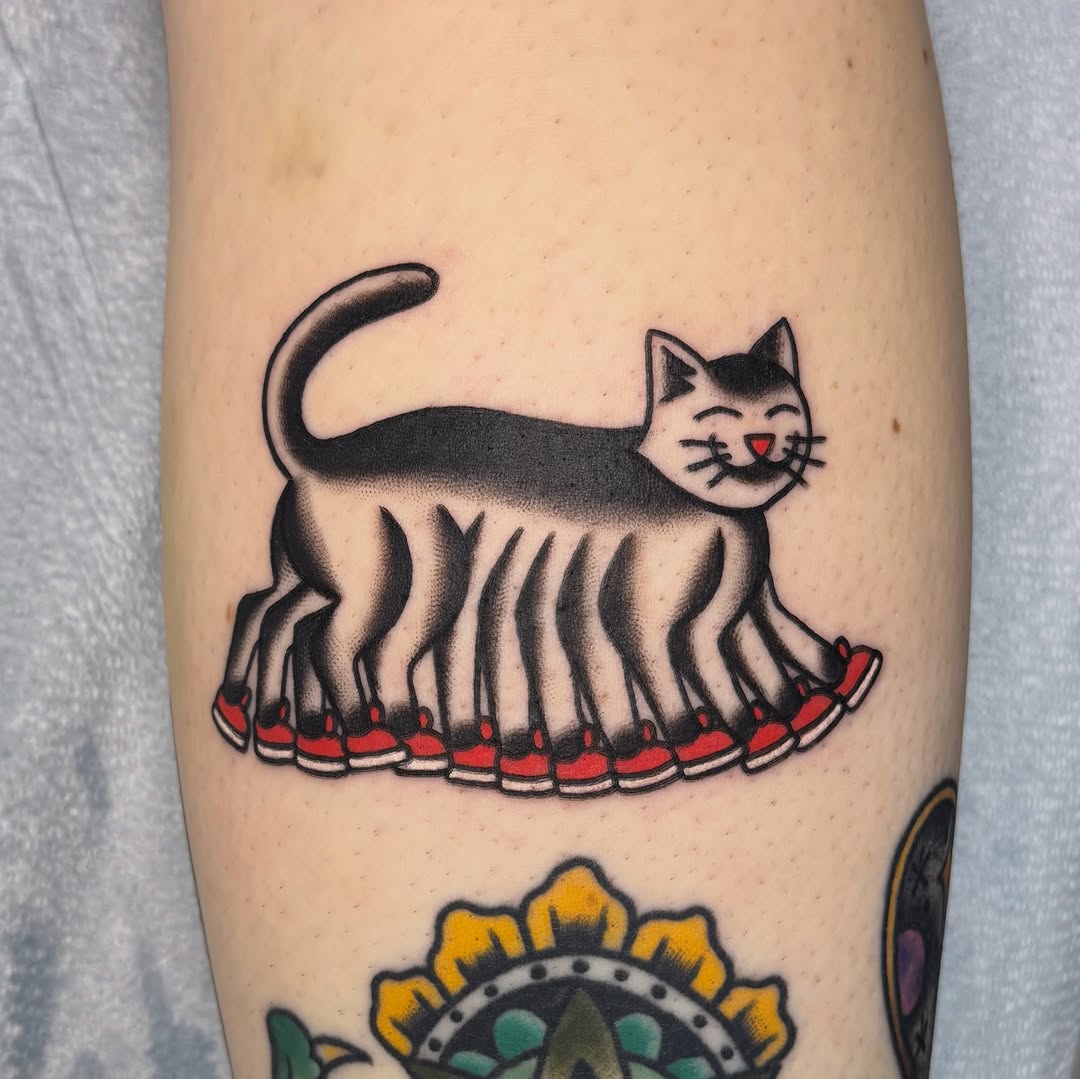 Tattoo by @sawblade_sunken_ship — american_traditional, illustrative