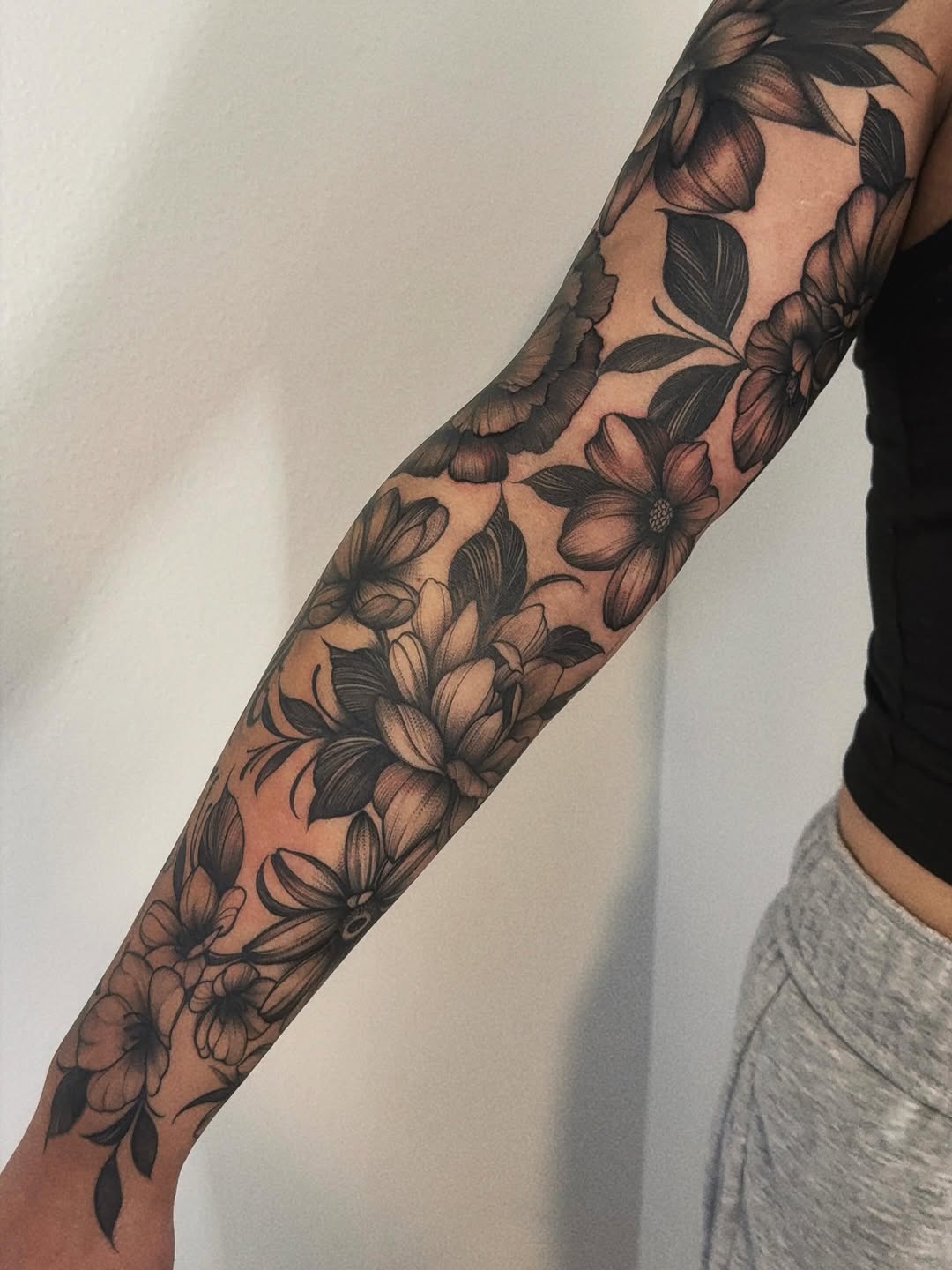 Tattoo by @vestavi.ink — black_and_grey, realism