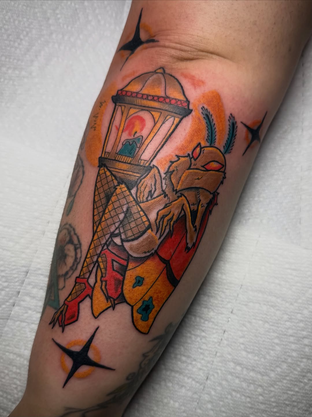Tattoo by @urmomtat2 — new_school, american_traditional