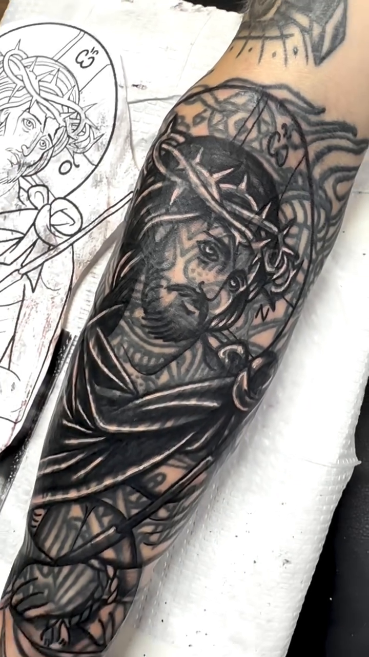 Tattoo by @tattoos_by_mr.vincent — black_and_grey