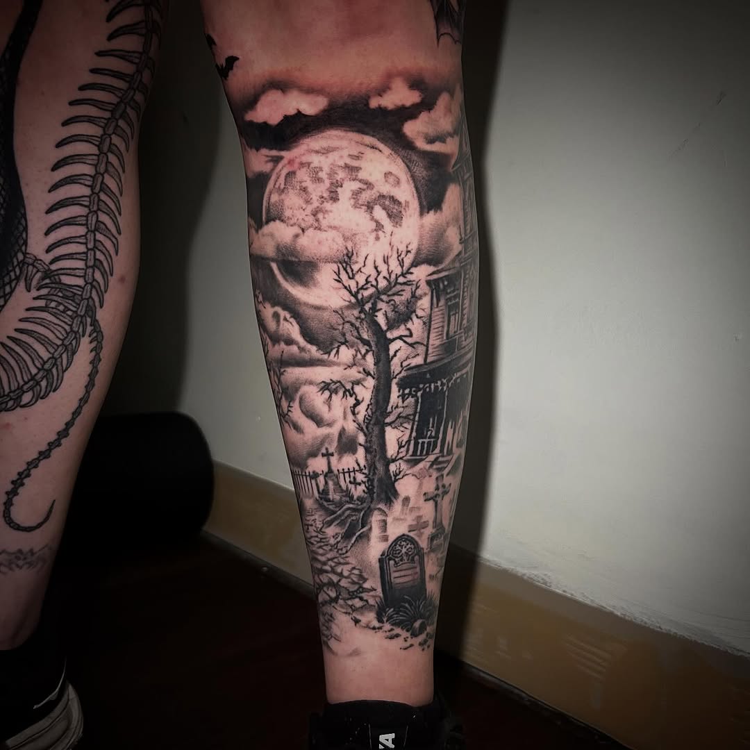 Tattoo by @dylanstevenstattoo — dark_realism