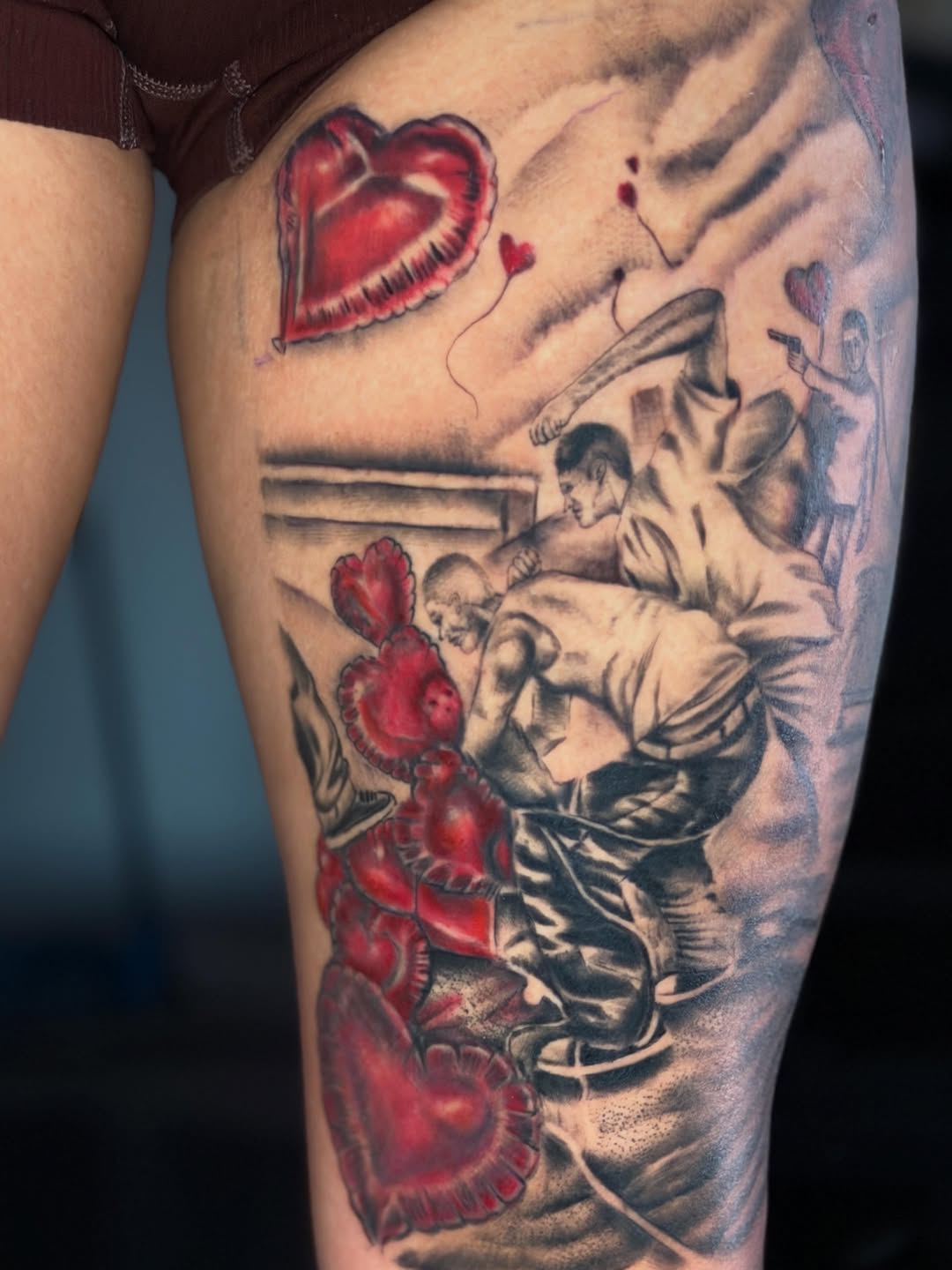 Tattoo by @tattoosxdany — black_and_grey