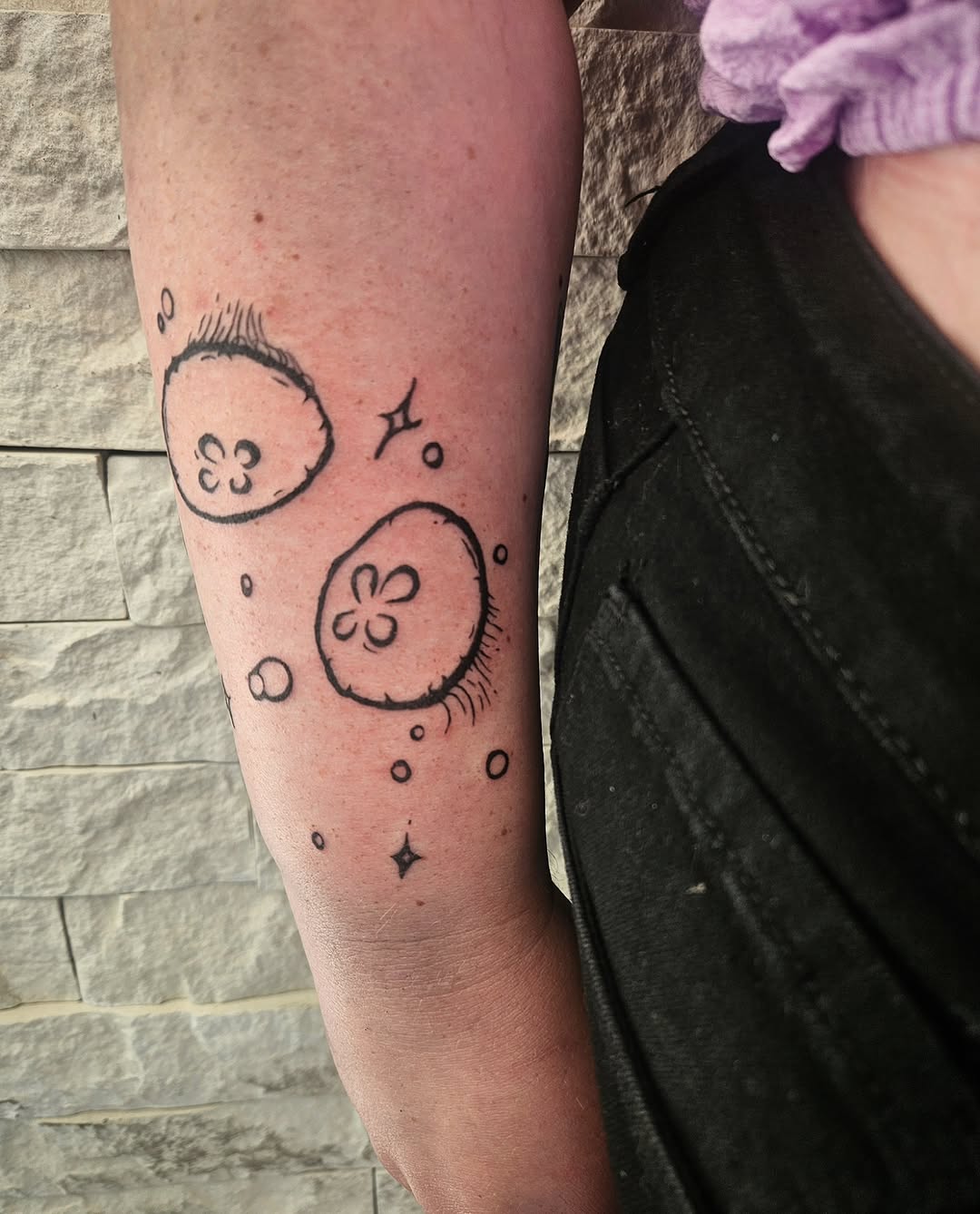 Tattoo by @ghostie_tats — illustrative, sketch