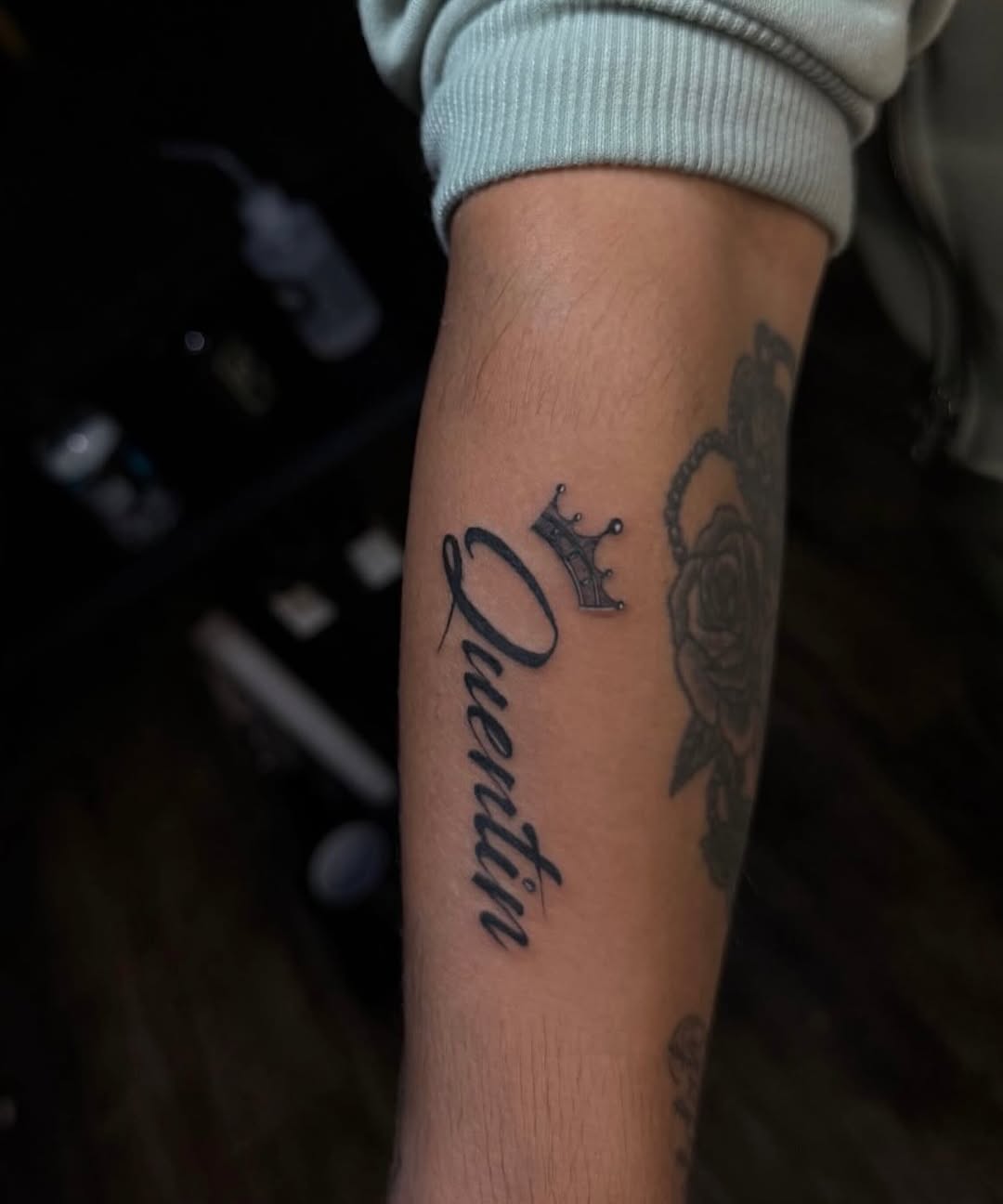 Tattoo by @elijahtats โ lettering_script