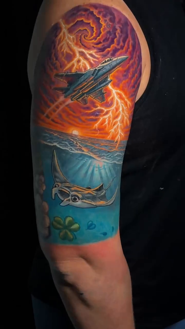 Tattoo by @sean_foy — illustrative, realism
