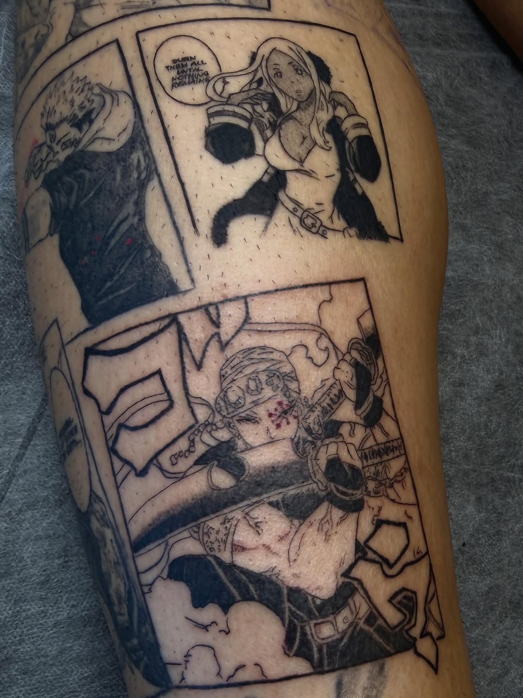 Tattoo by @tofuskintattoo β anime