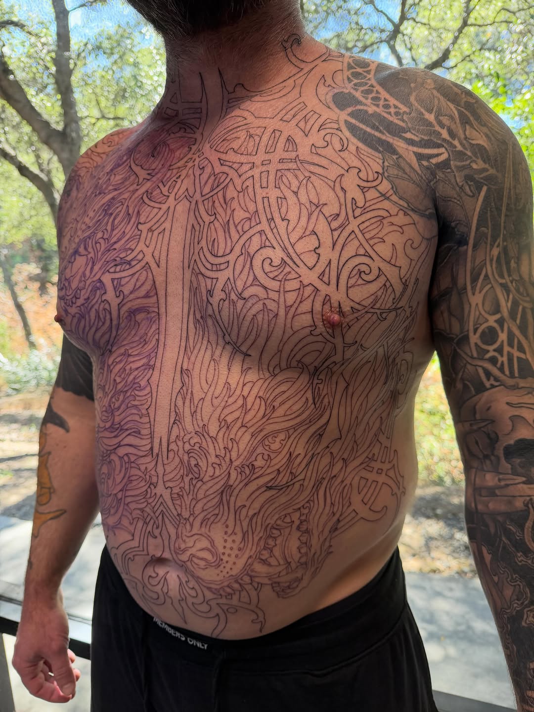 Tattoo by @iamnicholasblack — japanese_irezumi, blackwork
