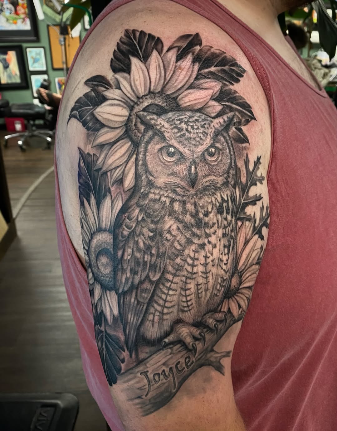 Tattoo by @tatcaviar — realism, black_and_grey
