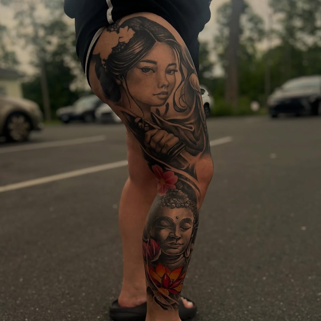 Tattoo by @greytatto_93 — realism, black_and_grey