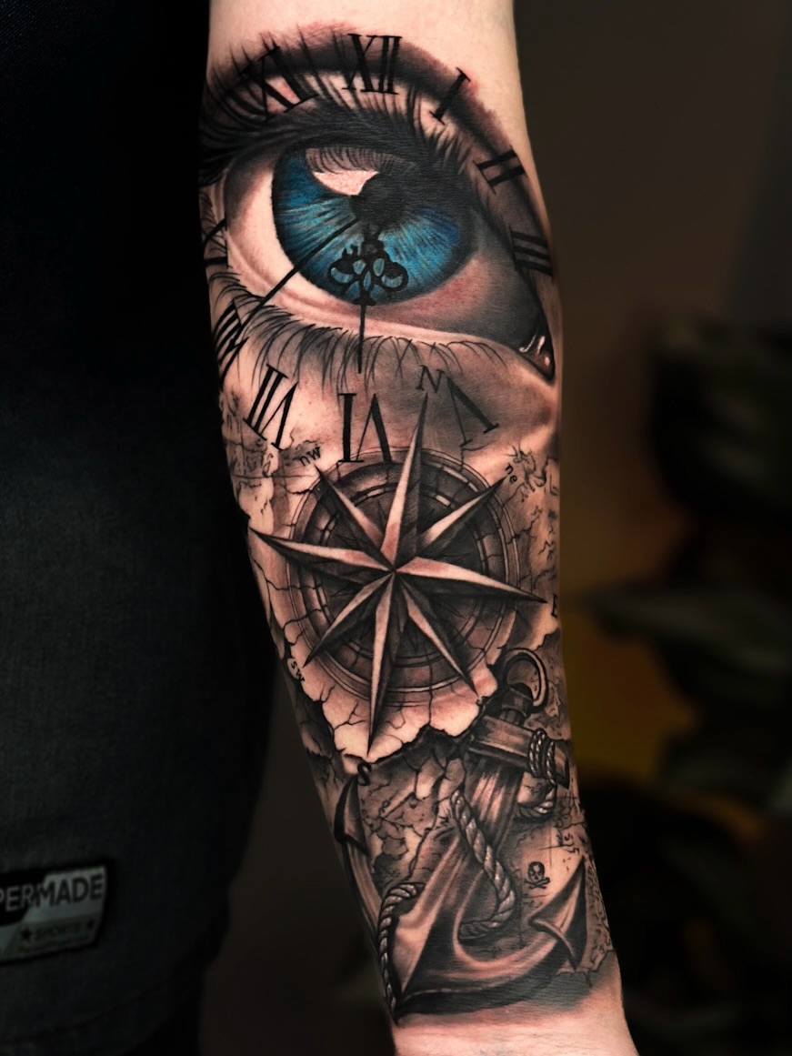Tattoo by @nathan_inkk — realism, black_and_grey