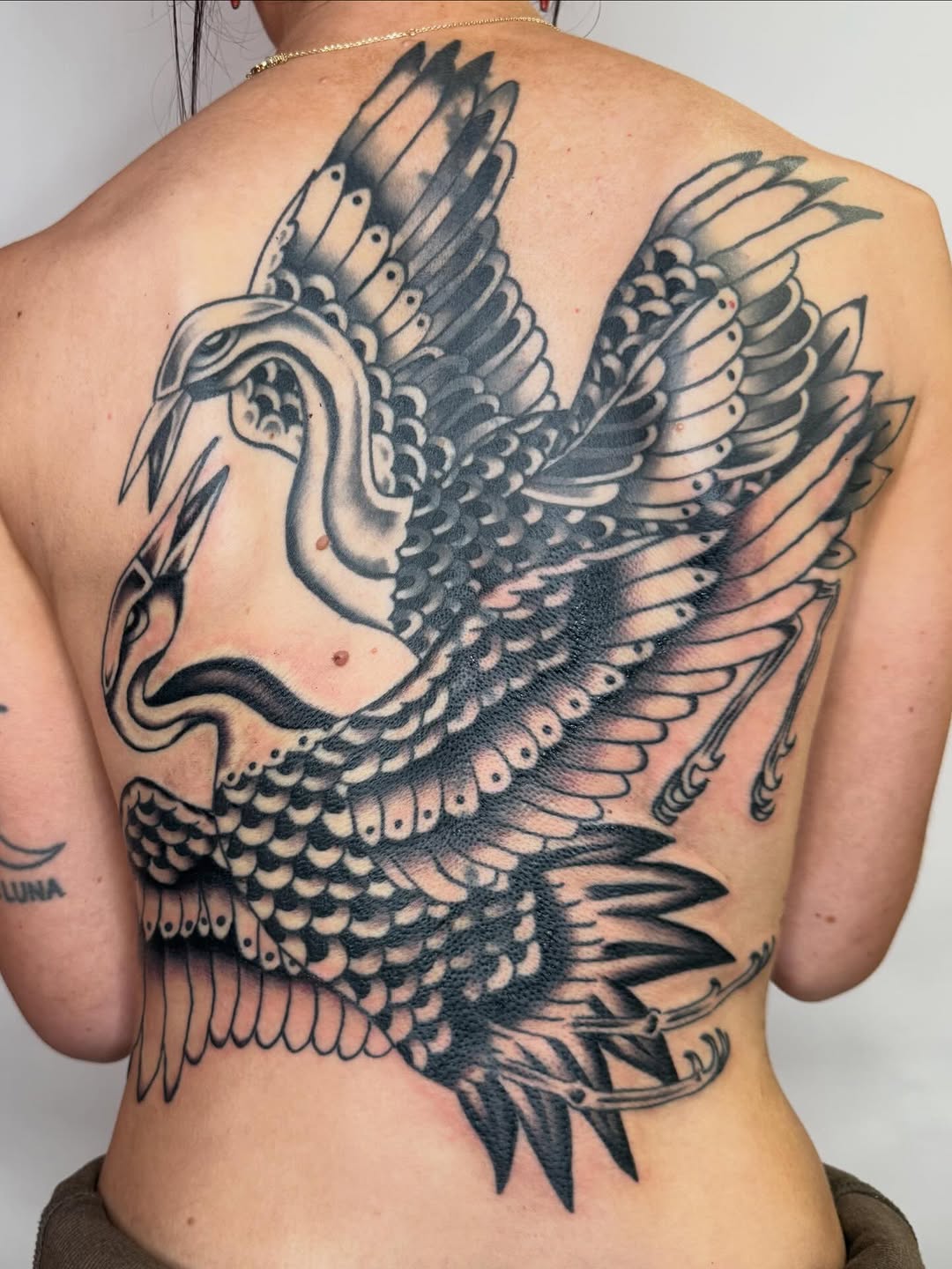 Tattoo by @jacquirosetattoos — japanese_irezumi, black_and_grey