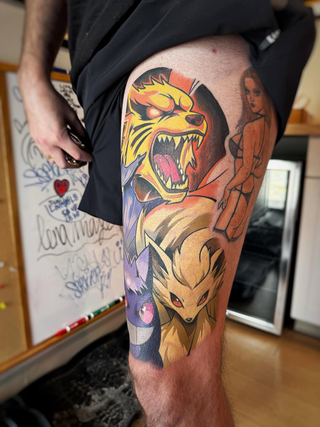 Tattoo by @derekhutchison — illustrative, anime