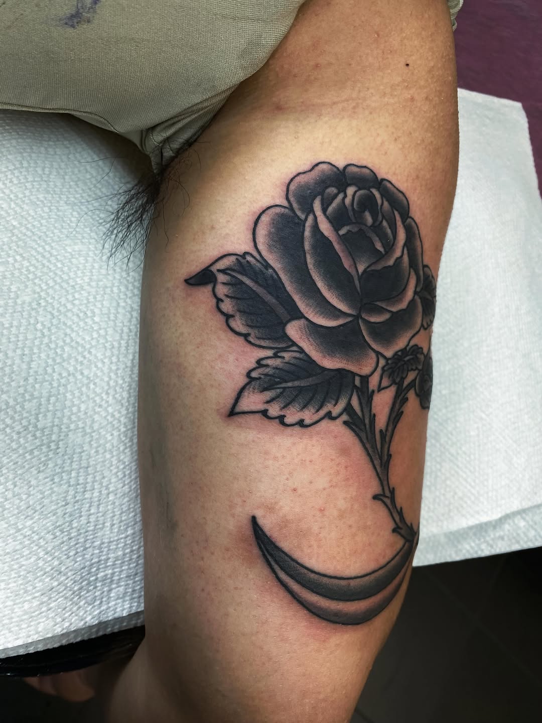 Tattoo by @nathanruffinojr — black_and_grey, realism