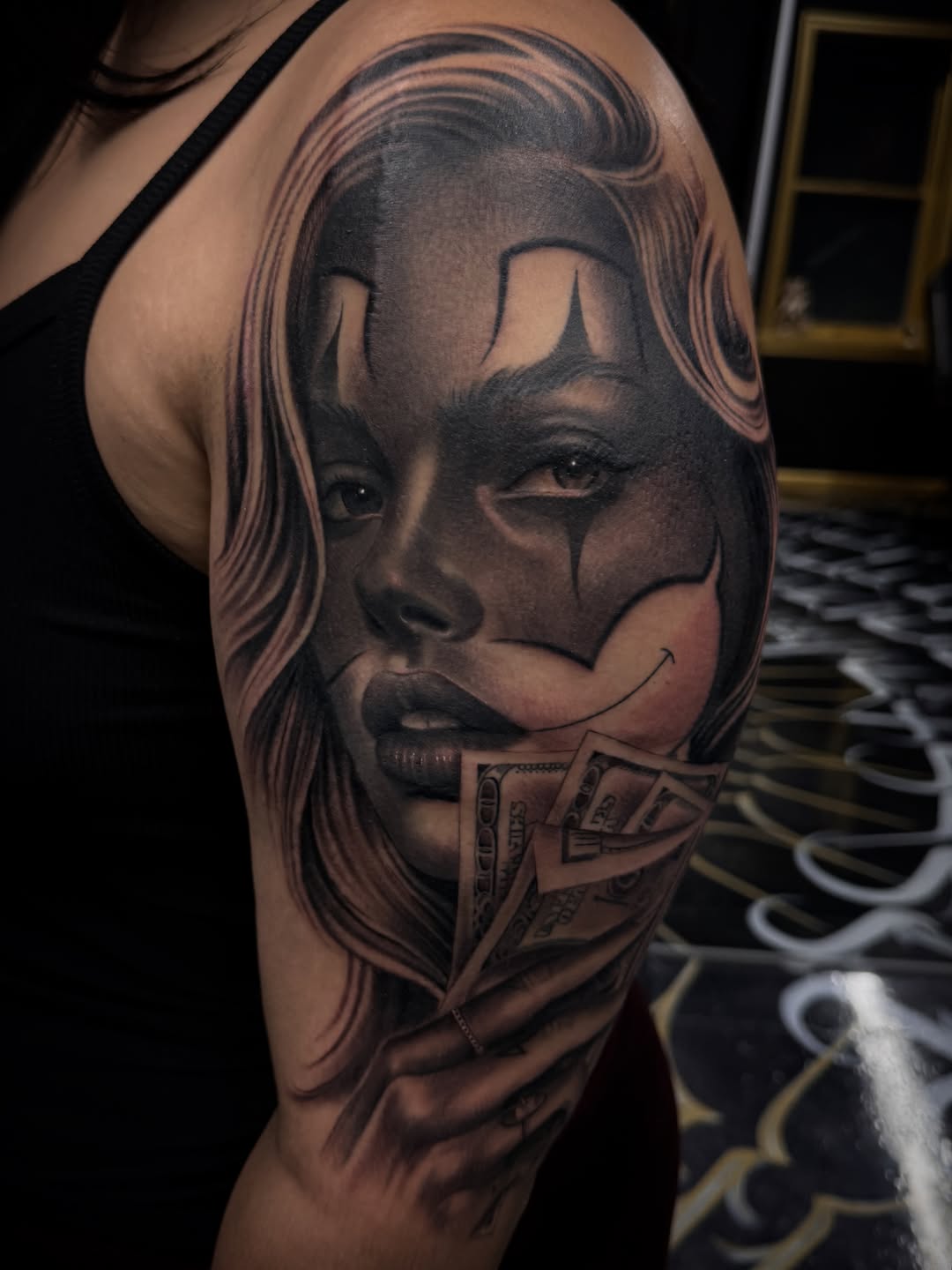 Tattoo by @gee_chino — black_and_grey, realism