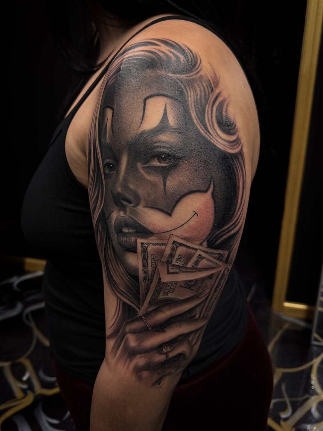 Tattoo by @gee_chino — black_and_grey, realism