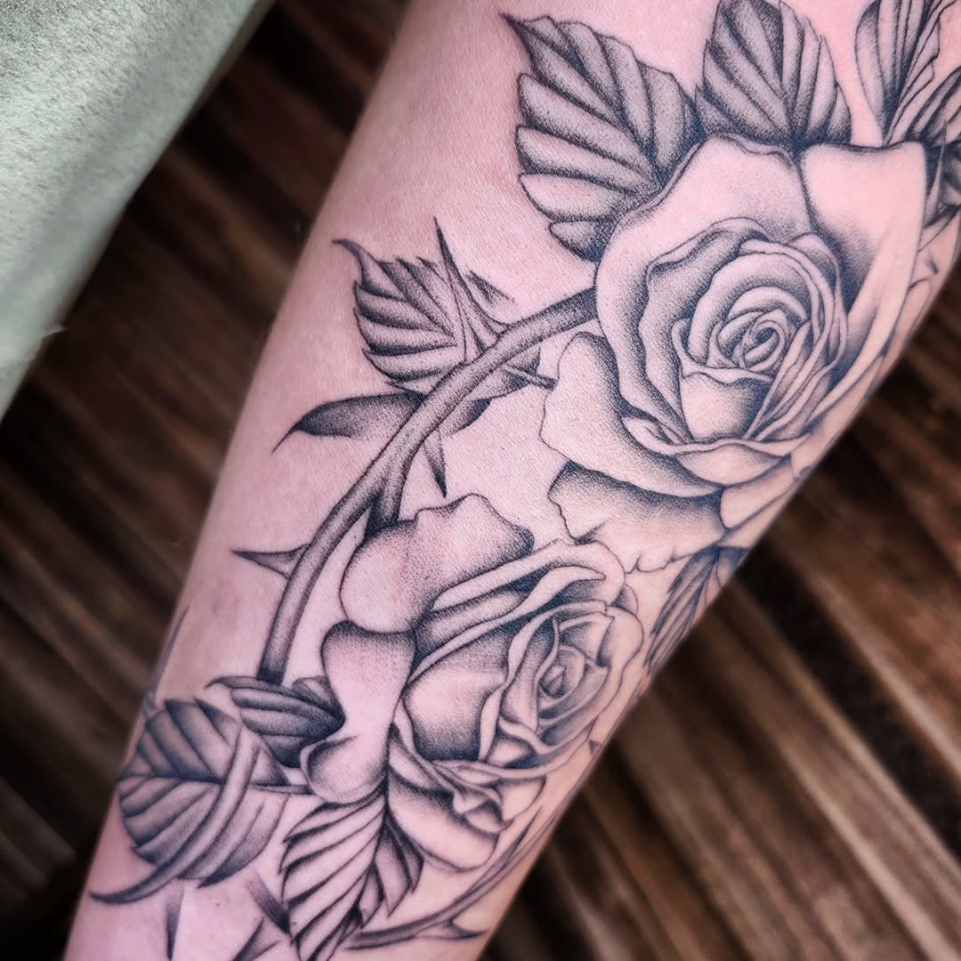 Tattoo by @kz.tattoos — black_and_grey, realism