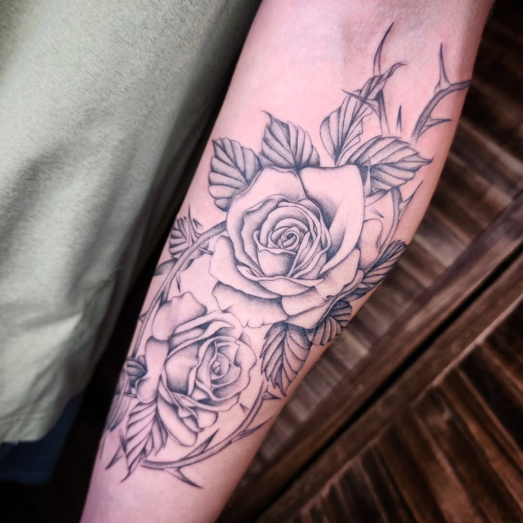 Tattoo by @kz.tattoos — black_and_grey, realism