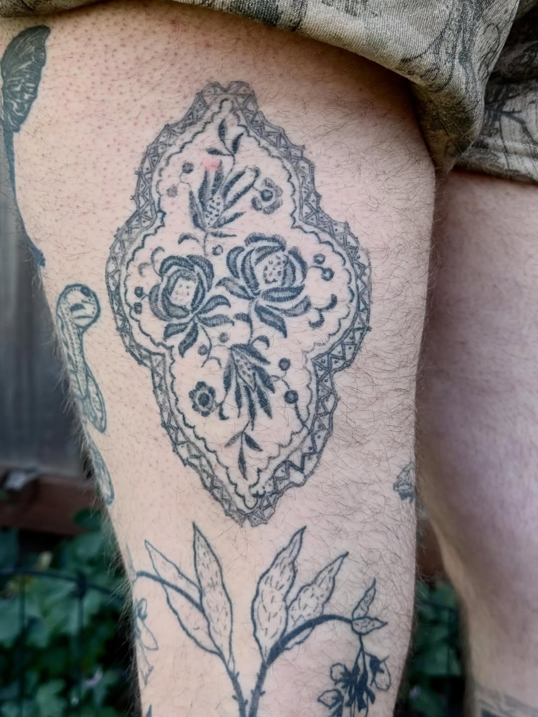 Tattoo by @emily.rose.tattoos — blackwork
