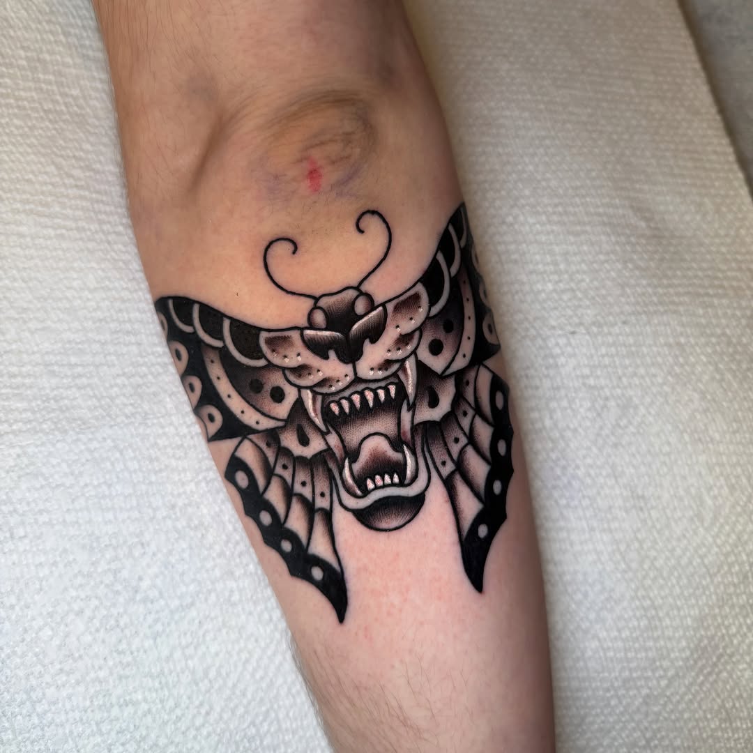 Tattoo by @ruckustattoo — american_traditional, black_and_grey