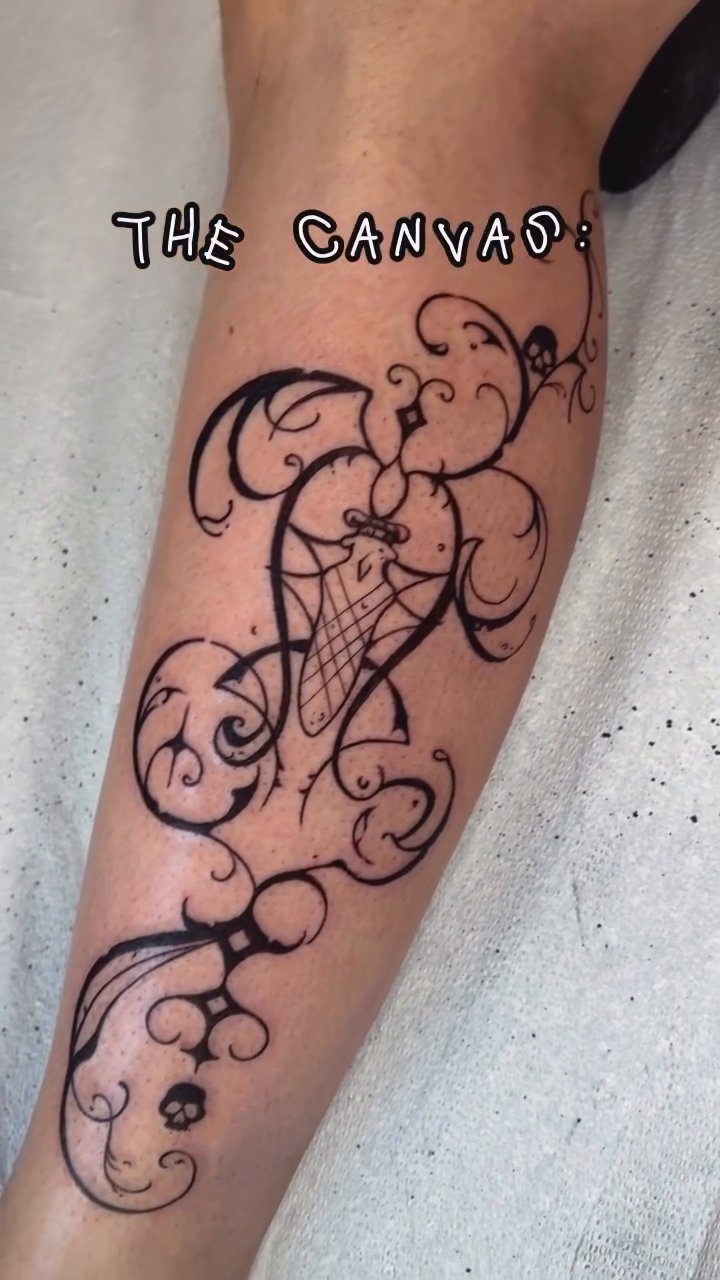 Tattoo by @artofautumnnn — illustrative, ornamental