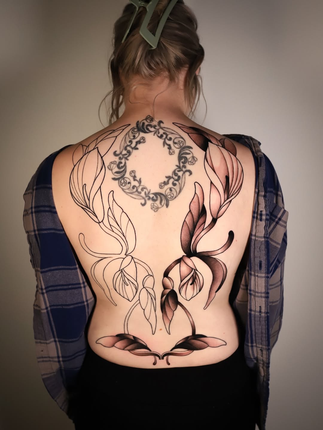 Tattoo by @dearmariatattoos — illustrative, black_and_grey