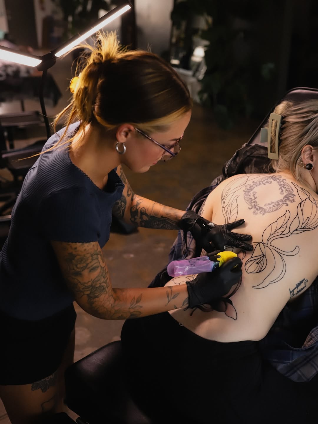 Tattoo by @dearmariatattoos — illustrative, black_and_grey