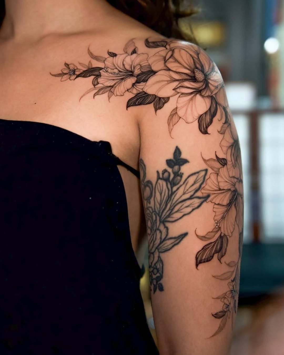 Tattoo by @vanya.ink — fine_line, black_and_grey