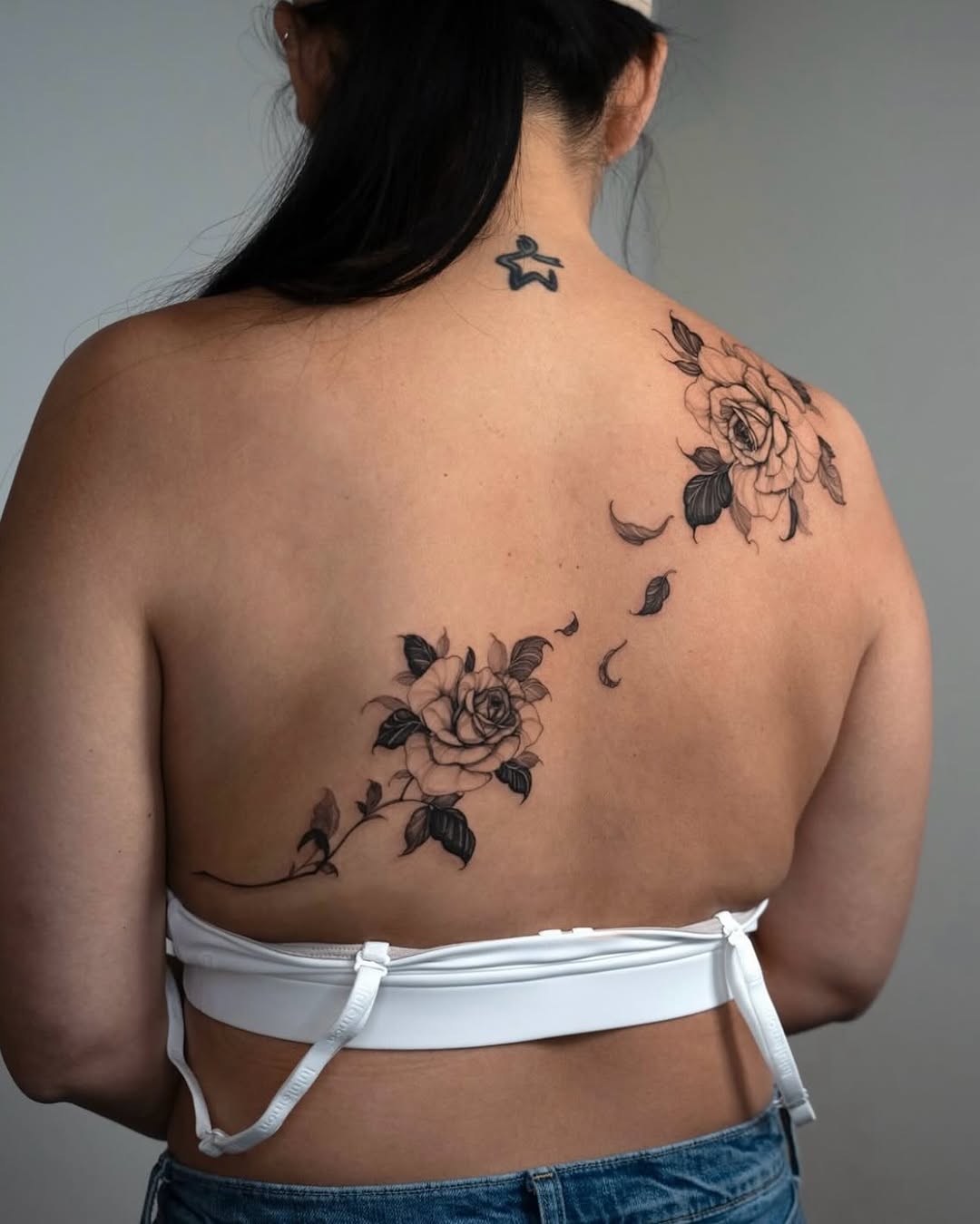 Tattoo by @vanya.ink — black_and_grey, fine_line