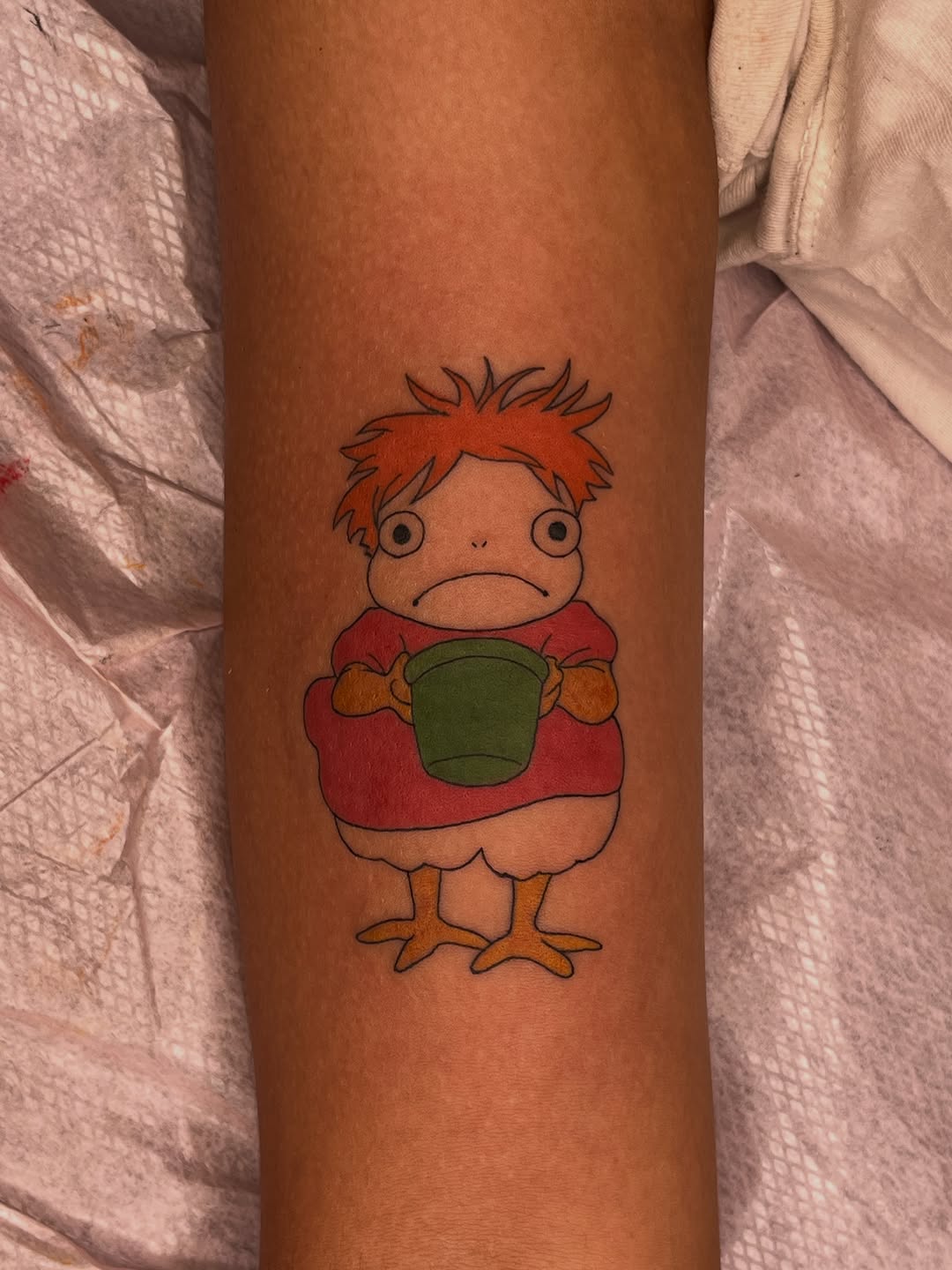 Tattoo by @sick_brat — anime