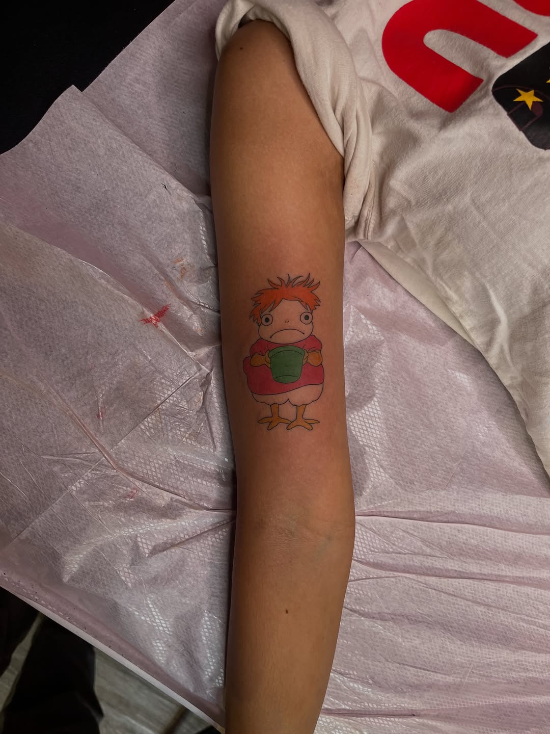 Tattoo by @sick_brat — anime