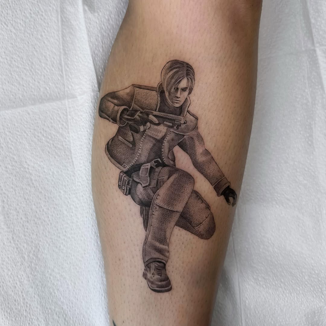 Tattoo by @alyssavart — realism, black_and_grey