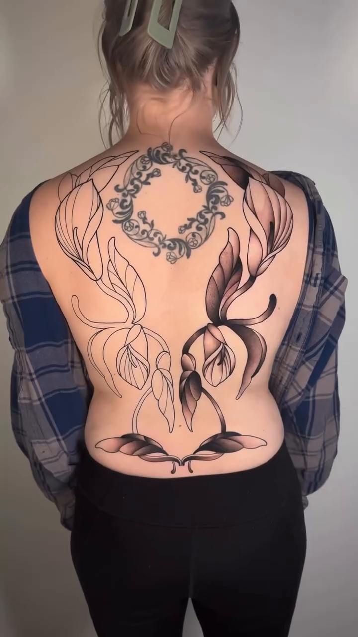 Tattoo by @dearmariatattoos — illustrative, black_and_grey